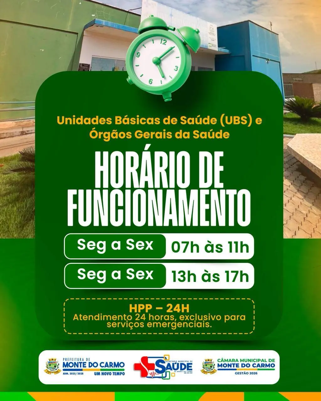 🕗 ATENÇÃO, COMUNIDADE! 🏥✨
